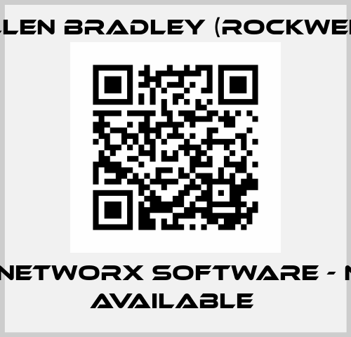RS NETWORX SOFTWARE - NOT AVAILABLE  Allen Bradley (Rockwell)