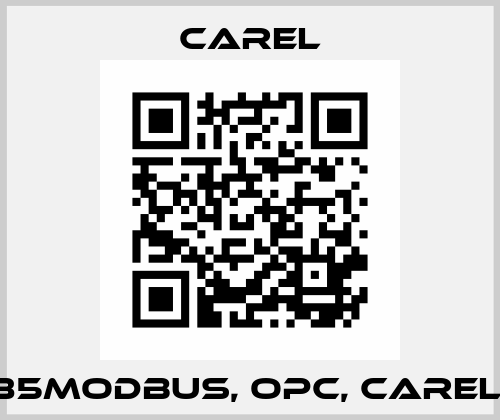 RS485MODBUS, OPC, CAREL DLL  Carel