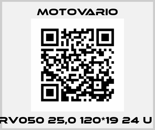 NMRV050 25,0 120*19 24 U MV Motovario