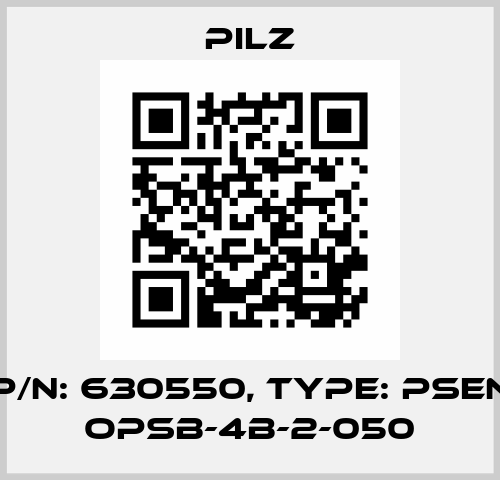 p/n: 630550, Type: PSEN opSB-4B-2-050 Pilz