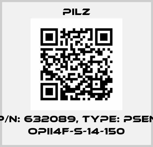 p/n: 632089, Type: PSEN opII4F-s-14-150 Pilz