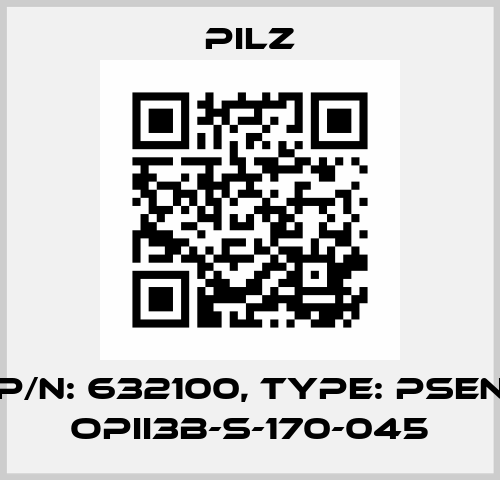 p/n: 632100, Type: PSEN opII3B-s-170-045 Pilz