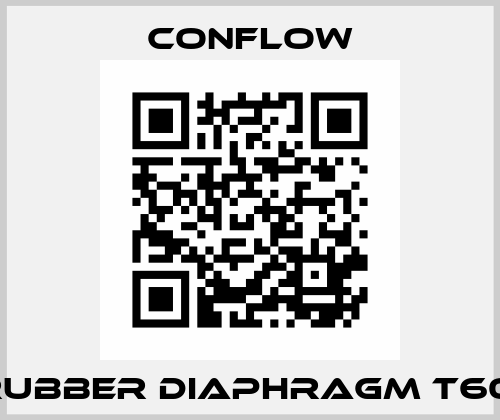 RUBBER DIAPHRAGM T60  CONFLOW