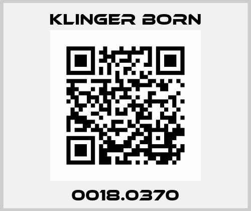 0018.0370 Klinger Born