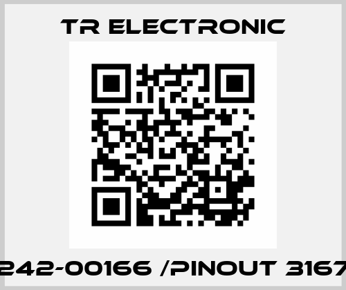 242-00166 /PINOUT 3167 TR Electronic