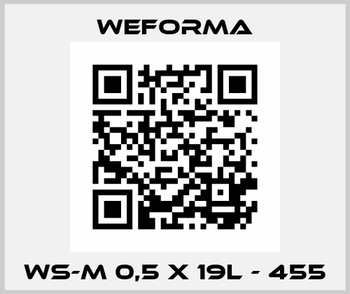 WS-M 0,5 x 19L - 455 Weforma