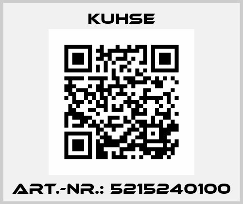 Art.-Nr.: 5215240100 Kuhse