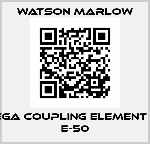 Omega coupling element for E-50 Watson Marlow