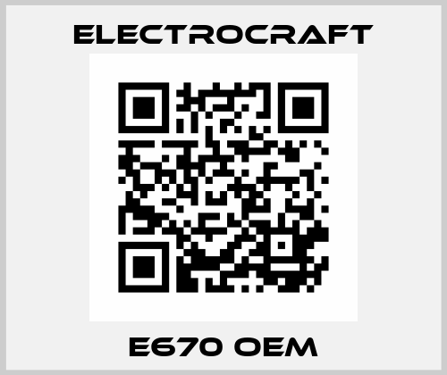 E670 oem ElectroCraft