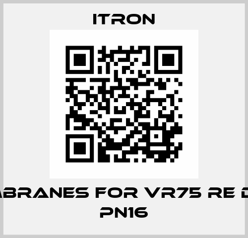 Membranes for VR75 RE DN25 PN16 Actaris (now Itron)