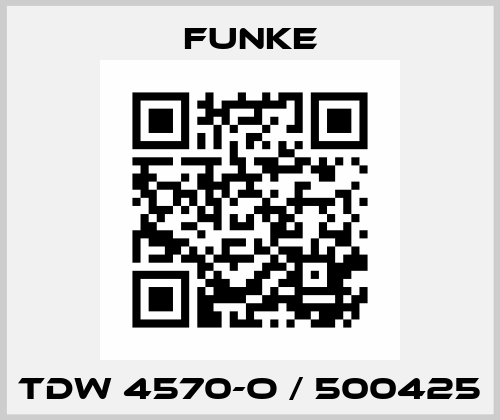 TDW 4570-O / 500425 Funke