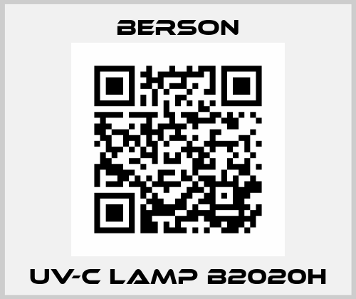 UV-C lamp B2020H Berson