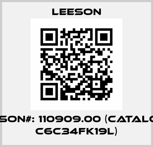 Leeson#: 110909.00 (Catalog#: C6C34FK19L) Leeson