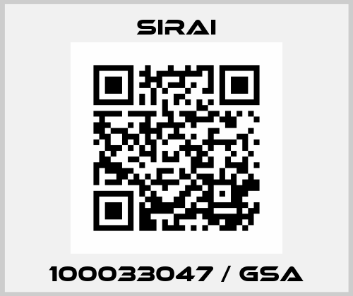 100033047 / GSA Sirai