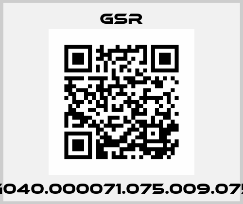 G040.000071.075.009.075 GSR