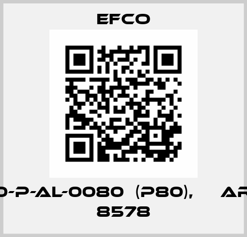 RI-050-P-AL-0080  (P80),     Art. Nr. 8578 Efco