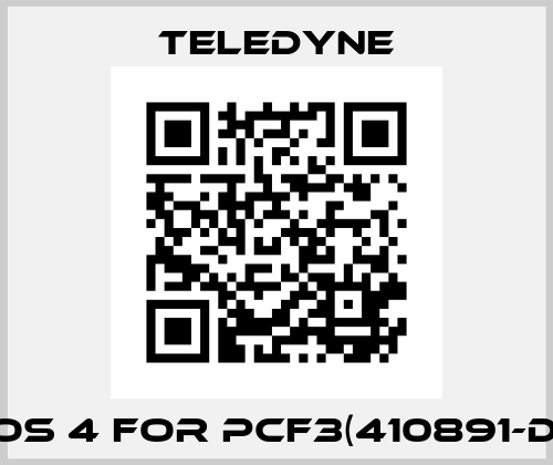 Pos 4 for PCF3(410891-DL) Teledyne