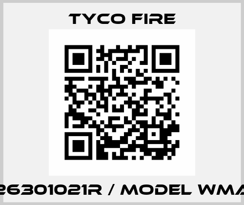 526301021R / MODEL WMA-1 Tyco Fire