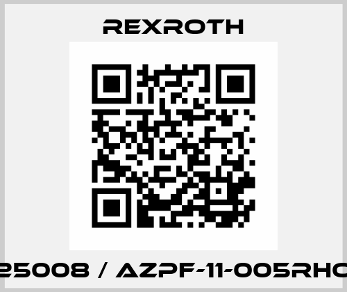 0510325008 / AZPF-11-005RHO30MB Rexroth