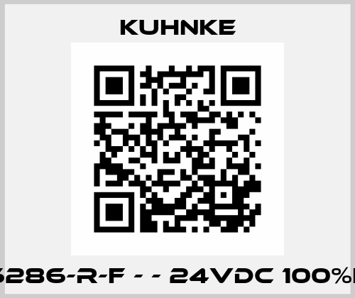 H6286-R-F - - 24VDC 100%ED Kuhnke