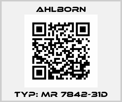 Typ: MR 7842-31D Ahlborn