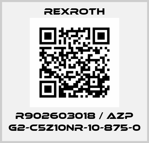 R902603018 / AZP G2-C5Z10NR-10-875-0 Rexroth
