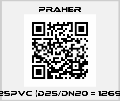 S6 25PVC (d25/DN20 = 126975 ) Praher