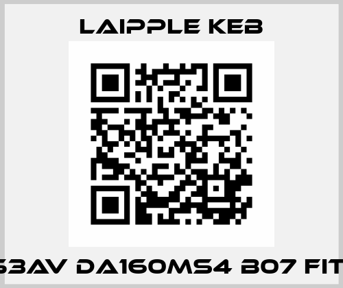 K53AV DA160MS4 B07 FITW LAIPPLE KEB