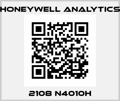  2108 N4010H Honeywell Analytics
