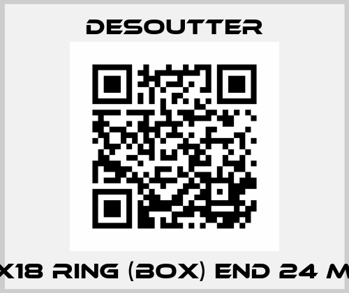 14X18 RING (BOX) END 24 MM. Desoutter
