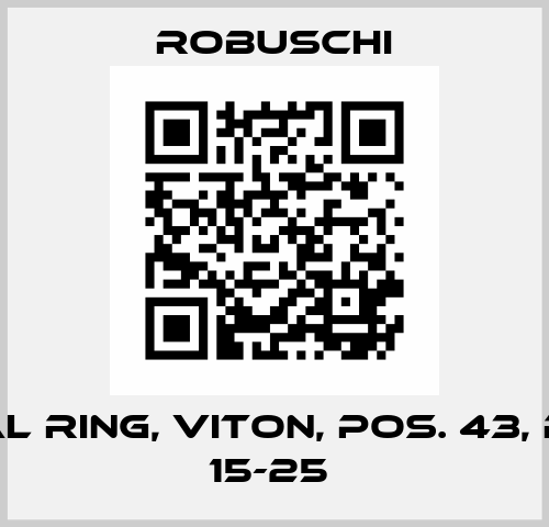 SEAL RING, VITON, POS. 43, RBS 15-25  Robuschi