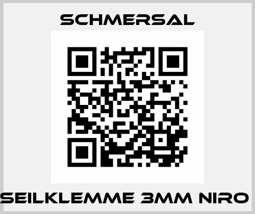 SEILKLEMME 3MM NIRO  Schmersal