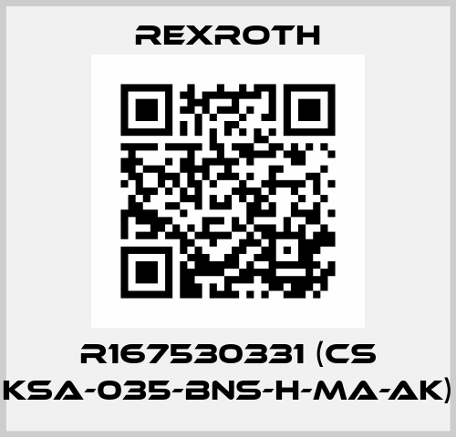 R167530331 (CS KSA-035-BNS-H-MA-AK) Rexroth