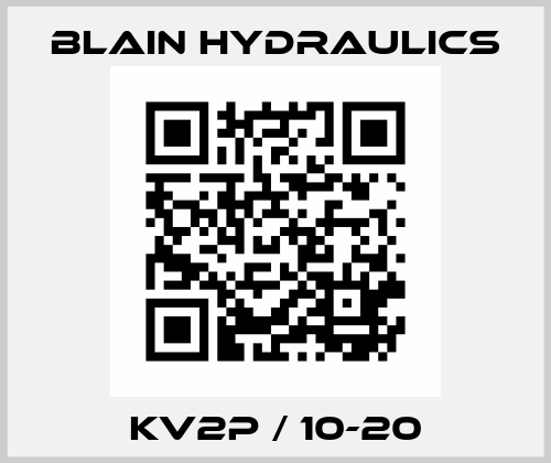 KV2P / 10-20 Blain Hydraulics