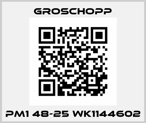 PM1 48-25 WK1144602 Groschopp