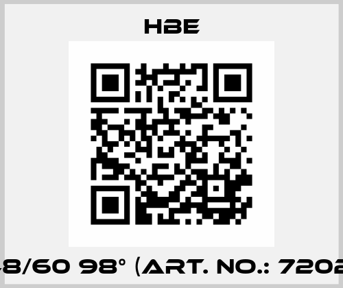 48/60 98° (Art. No.: 7202) HBE