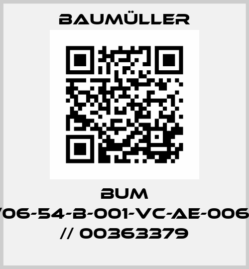 BUM 60-03/06-54-B-001-VC-AE-0067-0013 // 00363379 Baumüller