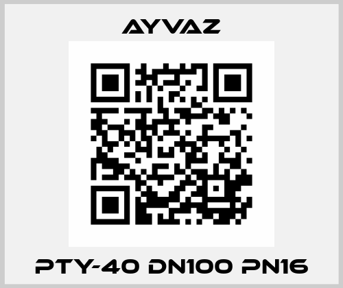 PTY-40 DN100 PN16 Ayvaz