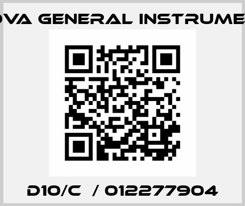 D10/C  / 012277904 Nuova General Instruments
