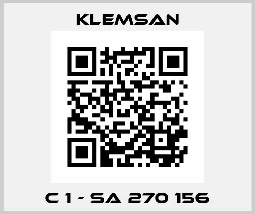C 1 - SA 270 156 Klemsan