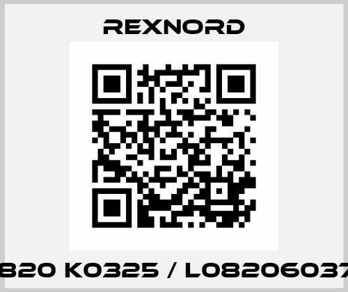 LF820 K0325 / L0820603761 Rexnord