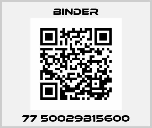77 50029B15600 Binder