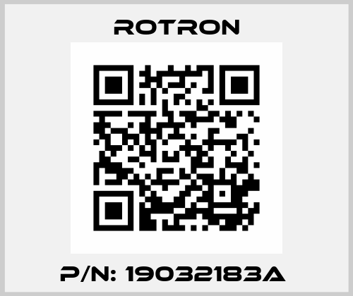 P/N: 19032183A  Rotron