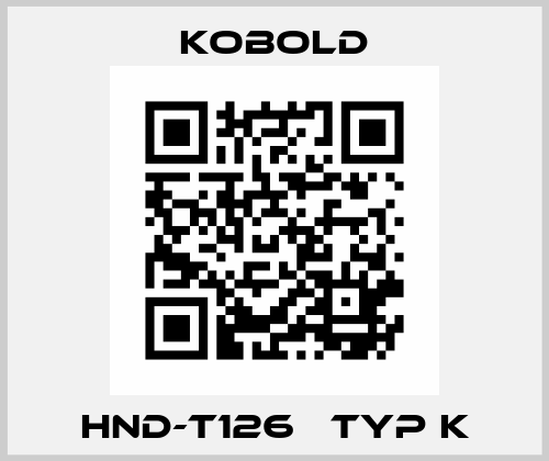 HND-T126   Typ K Kobold