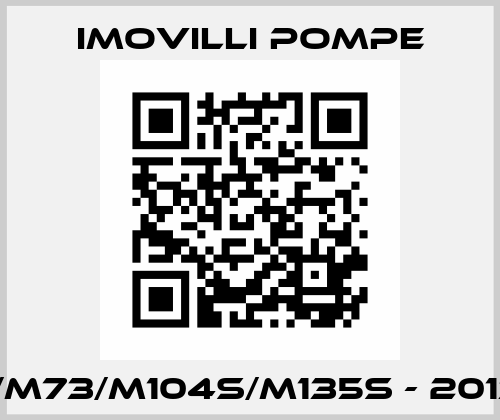 M30/M73/M104S/M135S - 2013.510 Imovilli pompe