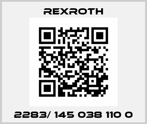 2283/ 145 038 110 0 Rexroth