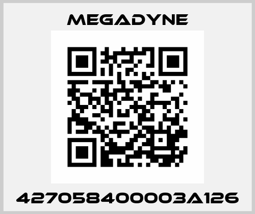 427058400003A126 Megadyne