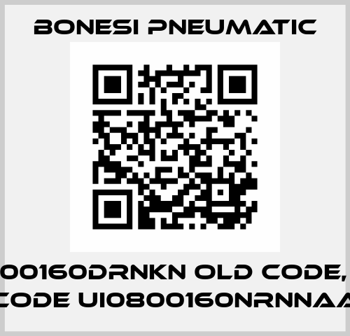 UI0800160DRNKN old code, new code UI0800160NRNNAA Bonesi Pneumatic