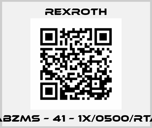 ABZMS – 41 – 1X/0500/RTA Rexroth