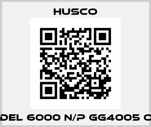 MODEL 6000 N/P GG4005 OEm Husco